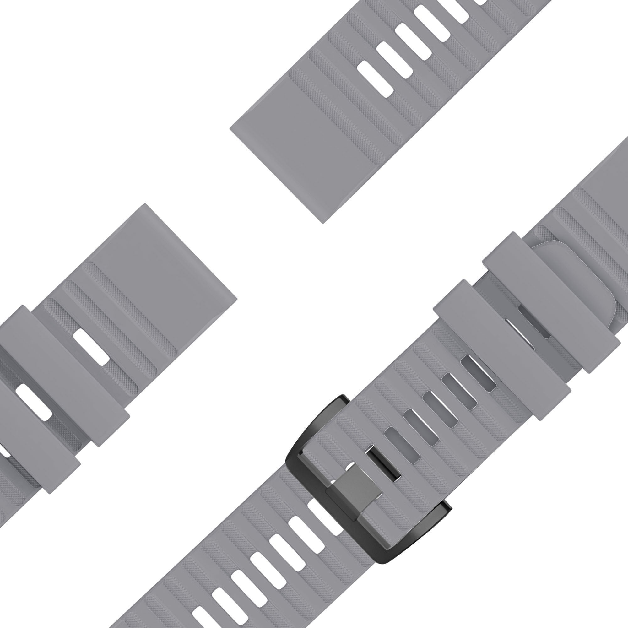 Bandz Bracelet silicone avec boucle Garmin Forerunner 965 (gris)