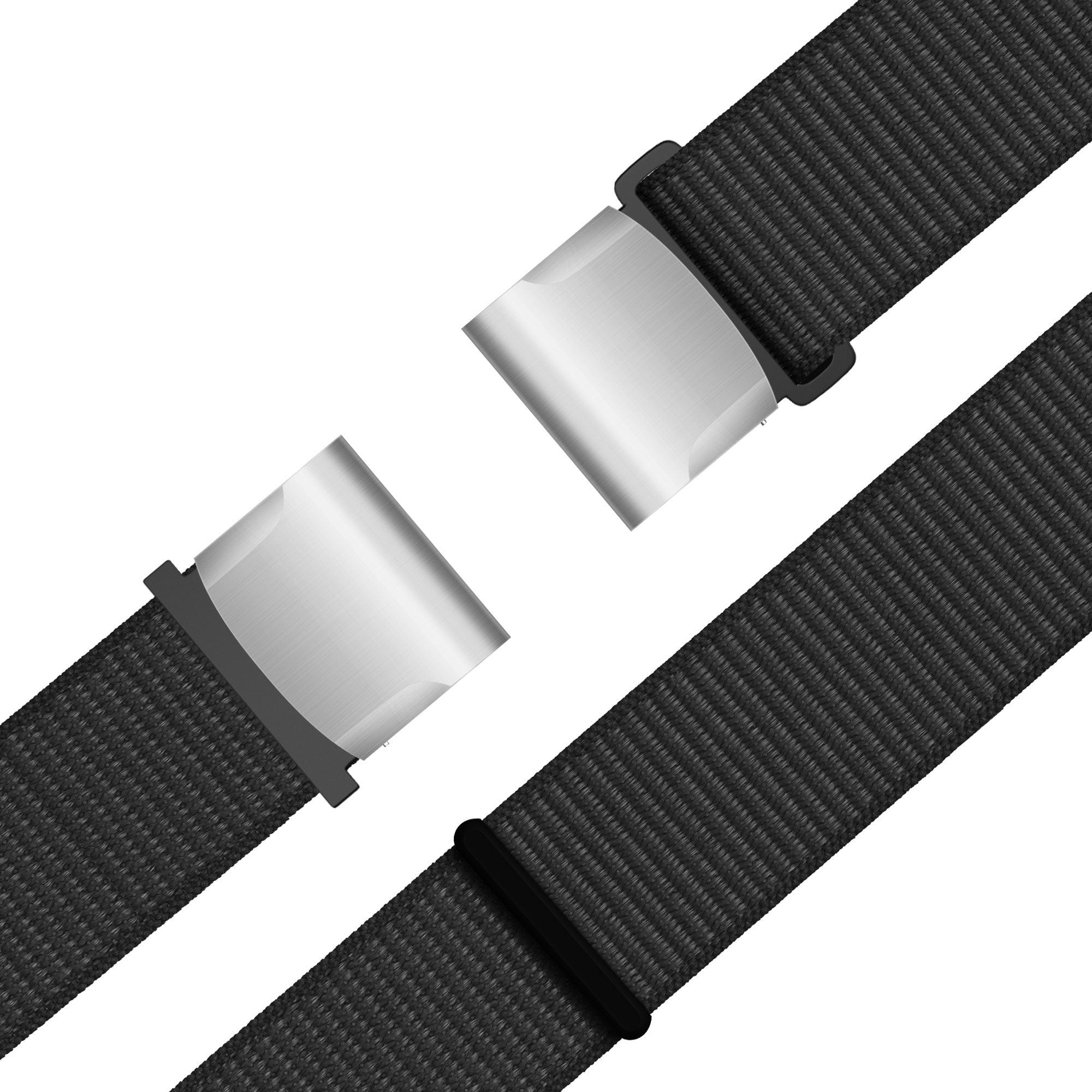 Bandz Bracelet nylon Loop Garmin Forerunner 965 (noir)