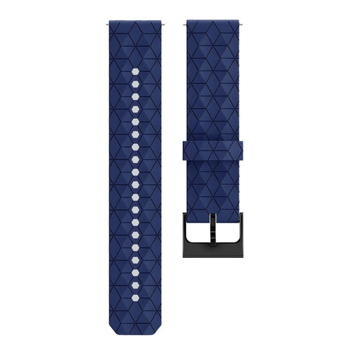 Suunto Vertical Silicone Hexa Strap (Dark Blue)