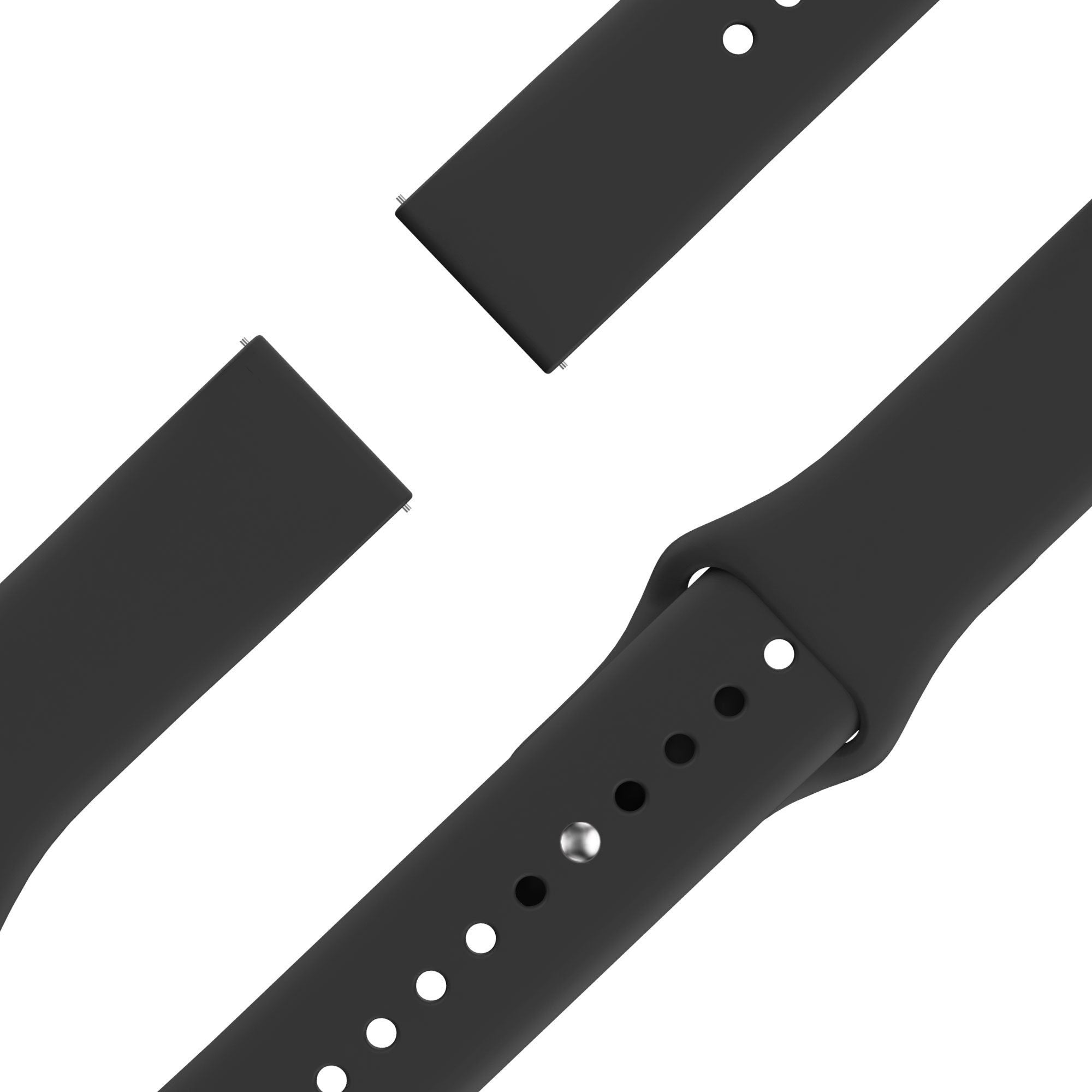 Bandz Bracelet sport 'Deluxe' Huawei Watch GT 5 Pro 46mm (noir)