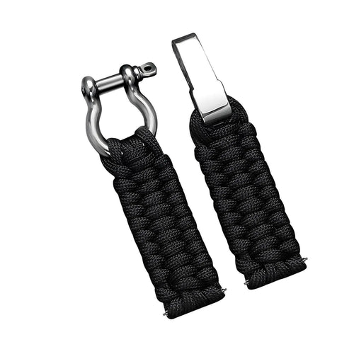 Bracelet nylon corde Honor Watch GS 4 (noir)