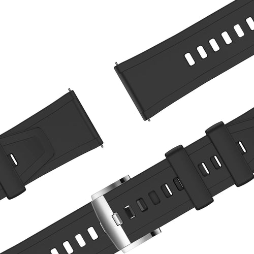 Bandz Bracelet silicone 'Easy Fit' Amazfit Bip 3 (noir)