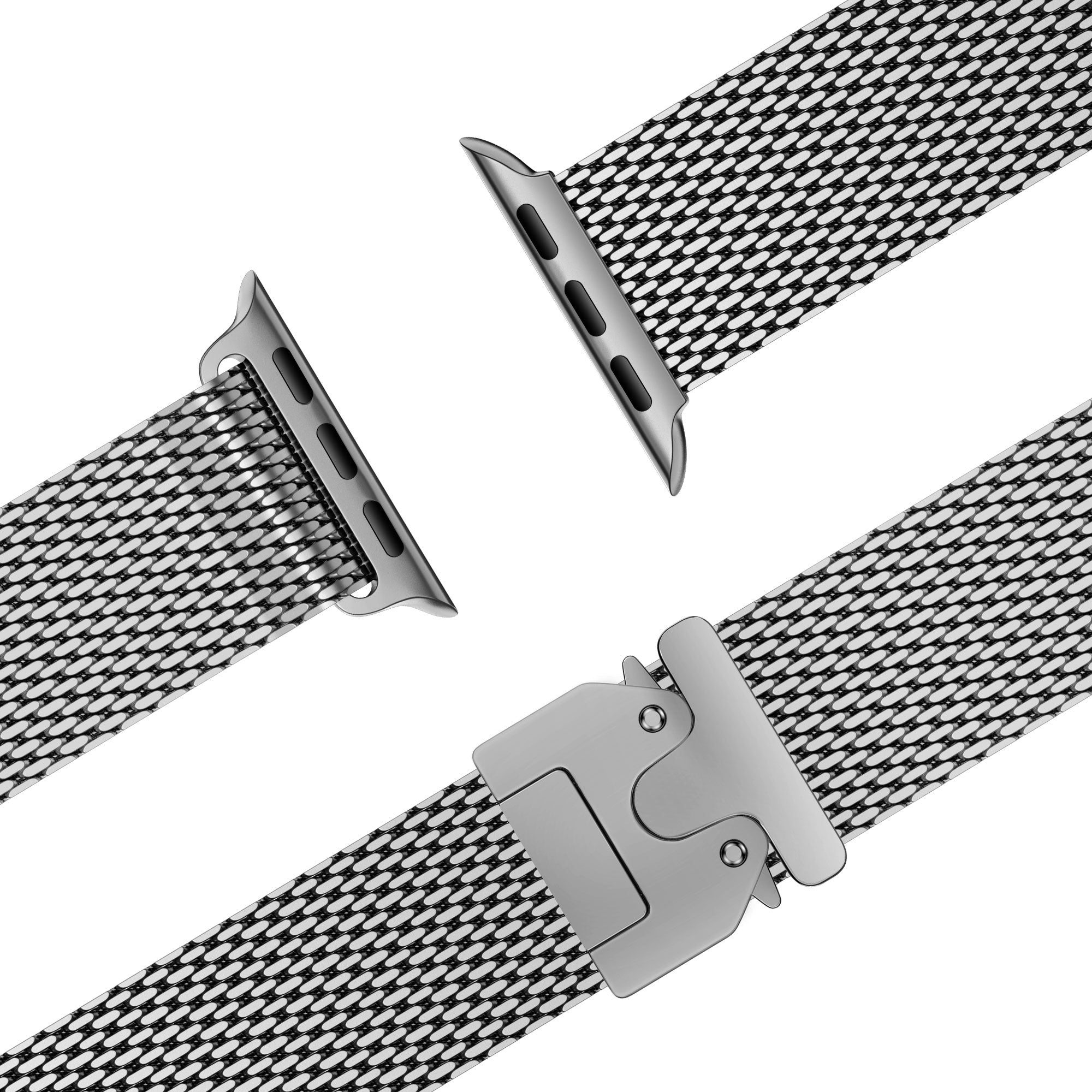 Bandz Bracelet milanais boucle en P Apple Watch Ultra (argent)