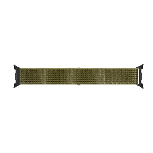 Bracelet nylon Samsung Galaxy Watch 8 Classic (olive)