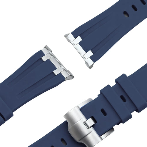 Bandz Bracelet silicone 'Luxe Liquid' Samsung Galaxy Watch 8 - 40mm (bleu foncé)