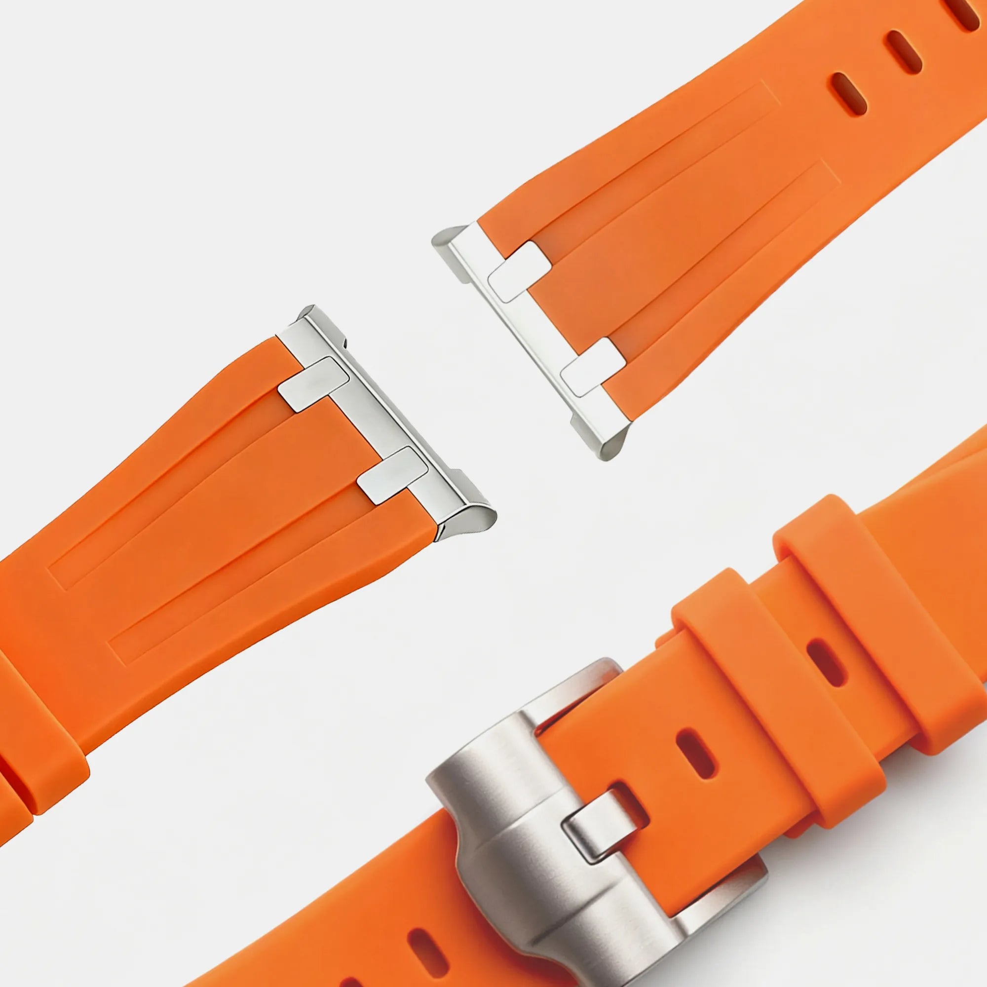 Bandz Bracelet silicone 'Luxe Liquid' Samsung Galaxy Watch 8 Classic (orange)