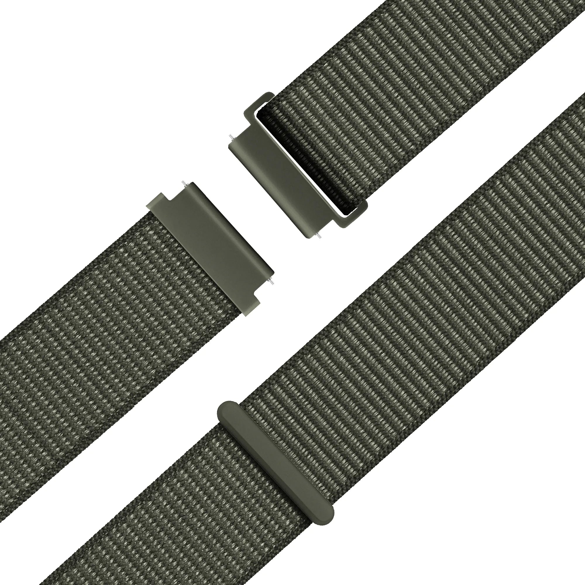 Bandz Bracelet nylon à boucle Garmin Vivoactive 4s (vert foncé)