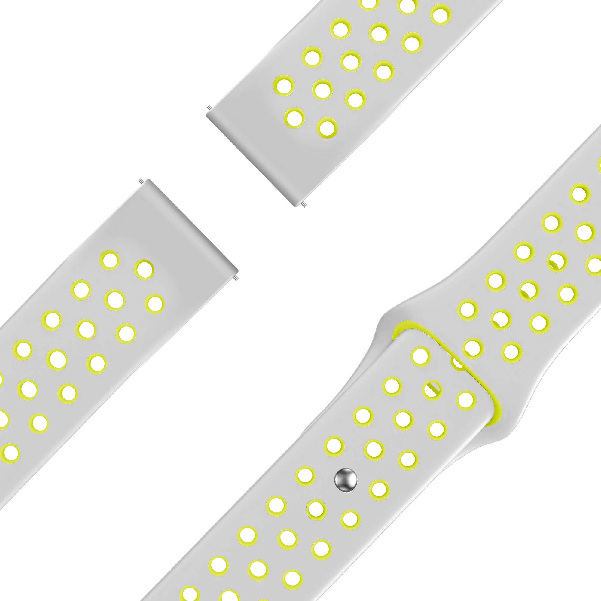 Bandz Bracelet sport 'Deluxe' Garmin Approach S40 (gris/jaune)