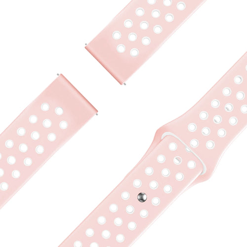 Bandz Bracelet sport 'Deluxe' Garmin Vivomove Sport (rose/blanc)
