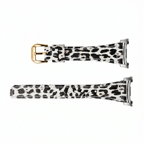 Bracelet cuir Samsung Galaxy Watch 8 - 40mm (léopard)
