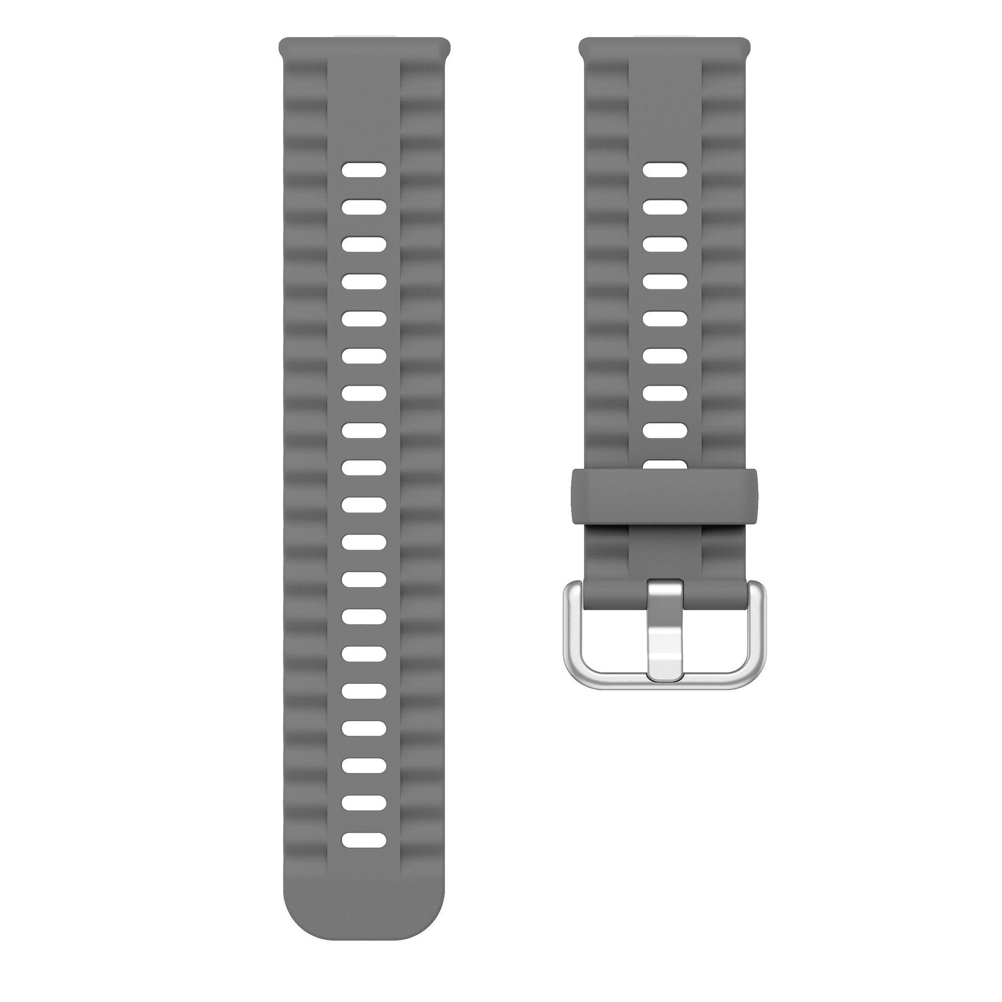 Bracelet silicone Classic Huawei Watch Fit 4 (gris foncé)