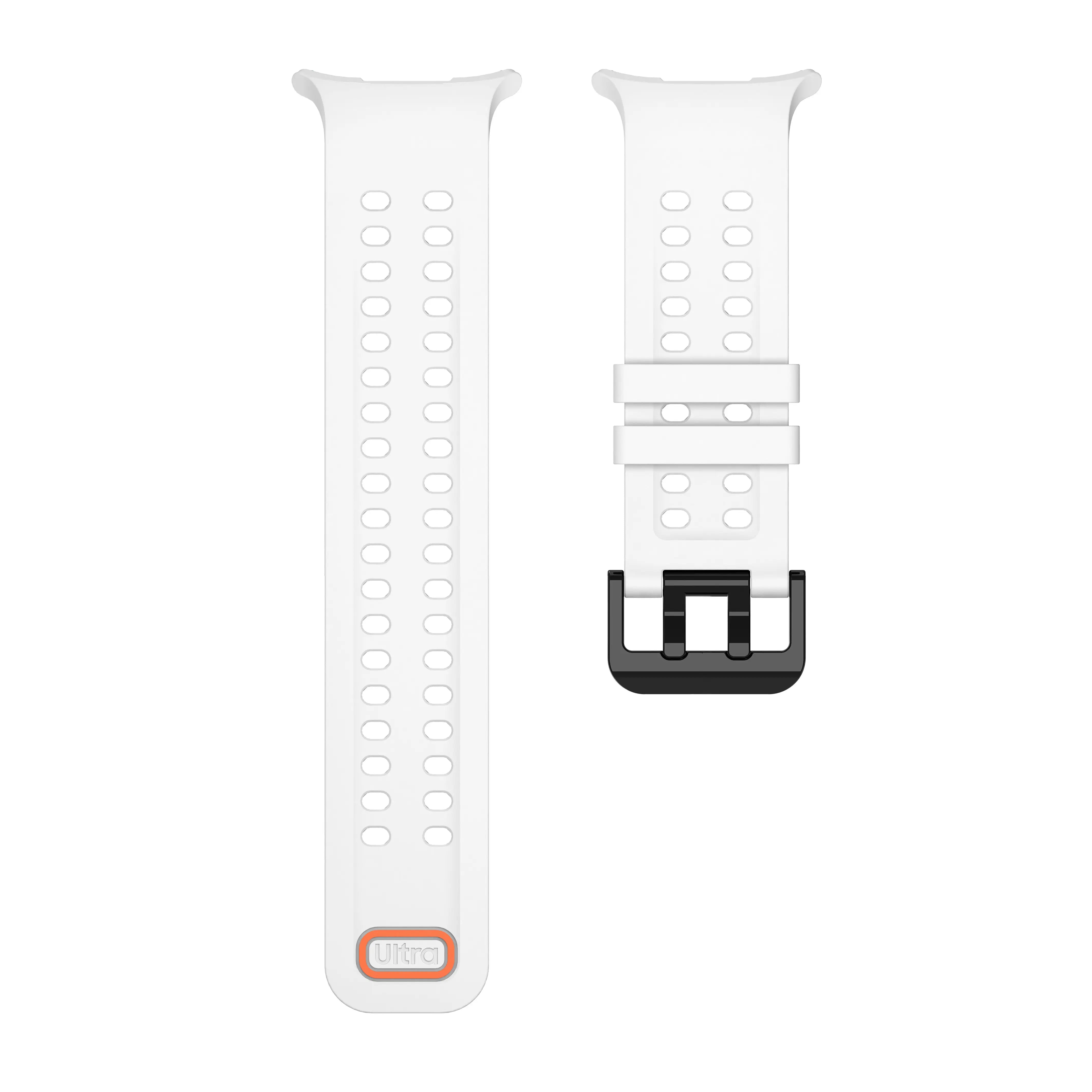 Bracelet silicone Samsung Galaxy Watch Ultra (blanc)