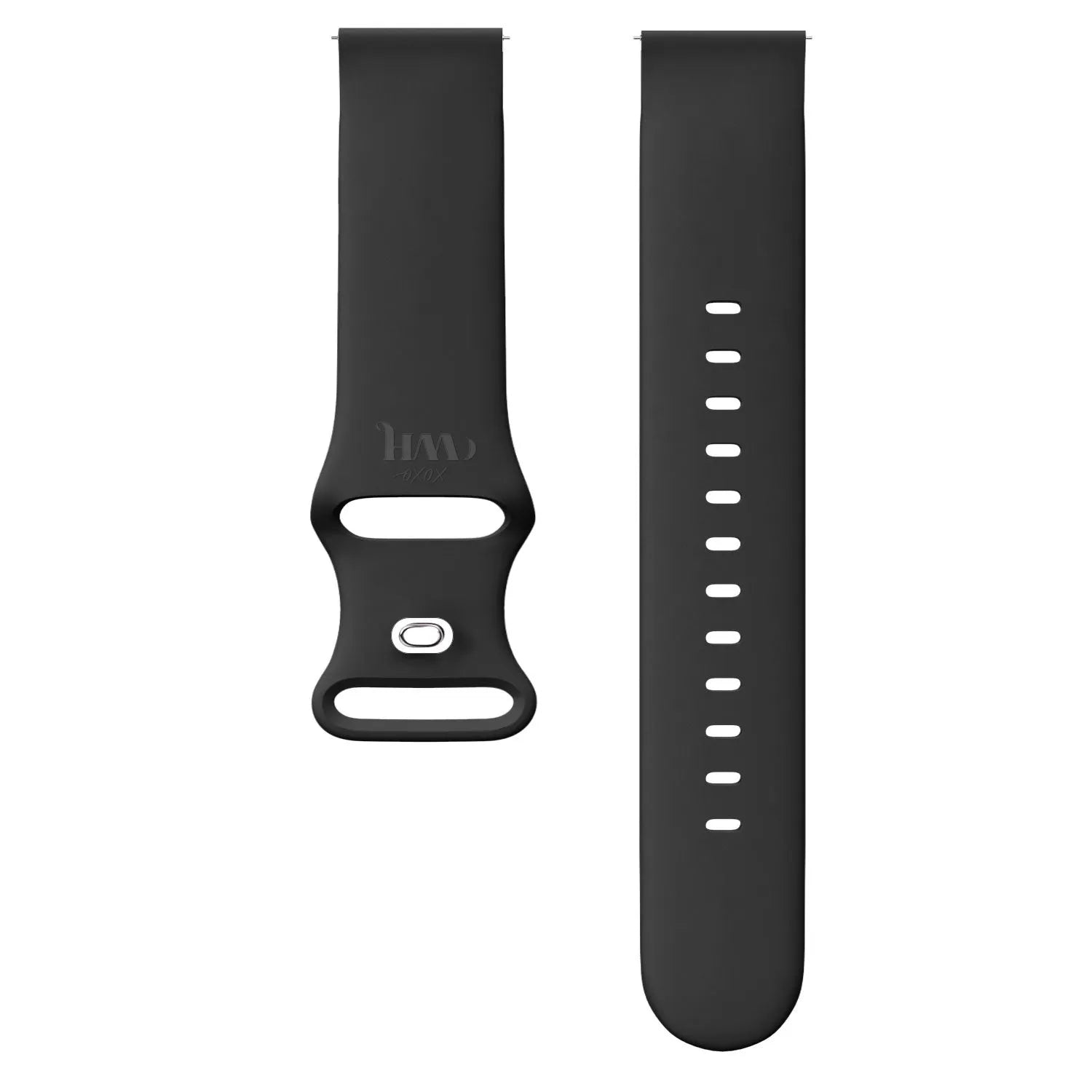 Bracelet silicone xoxo Wildhearts Fossil Gen 5e 44mm (noir)