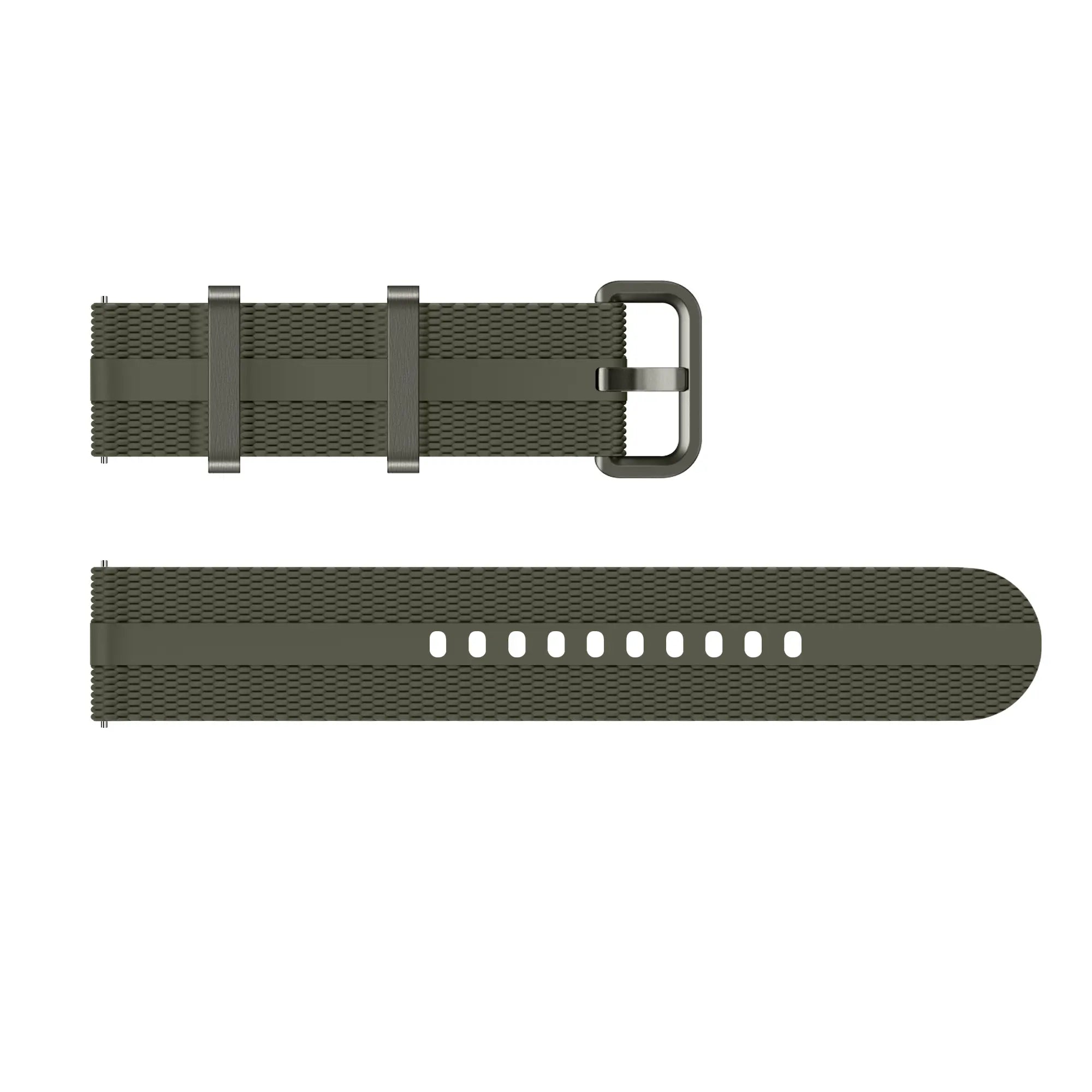 Bracelet active silicone Polar Pacer (vert militaire)
