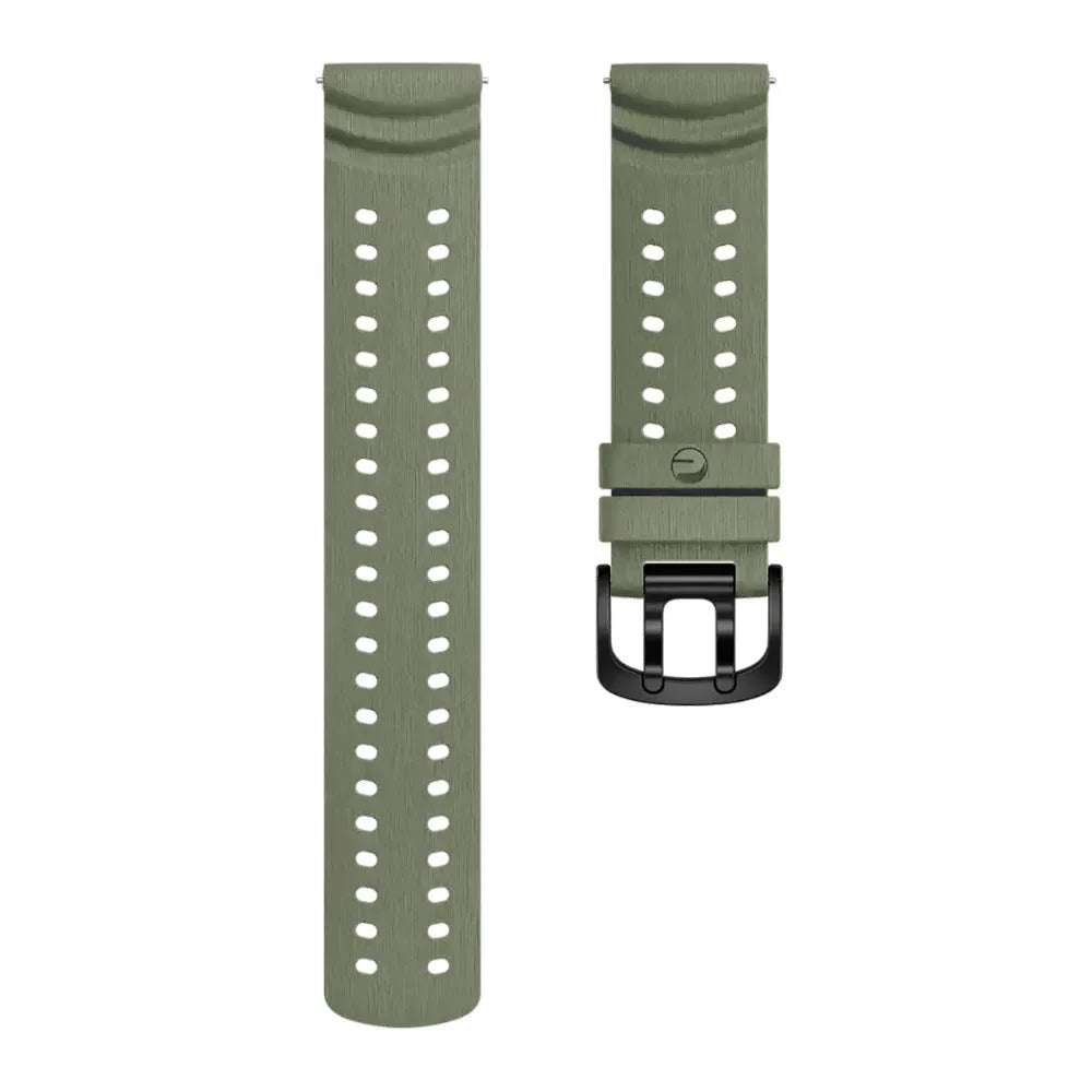 Polar Grit X Silicone Grain Strap (Army Green)