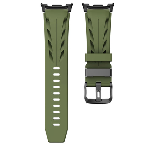 Bracelet silicone race Samsung Galaxy Watch 9 - 44mm (vert militaire)