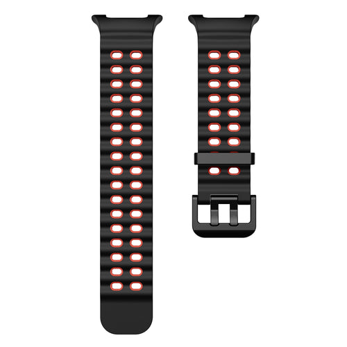 Bracelet Ocean Samsung Galaxy Watch 8 Classic (noir/rouge)