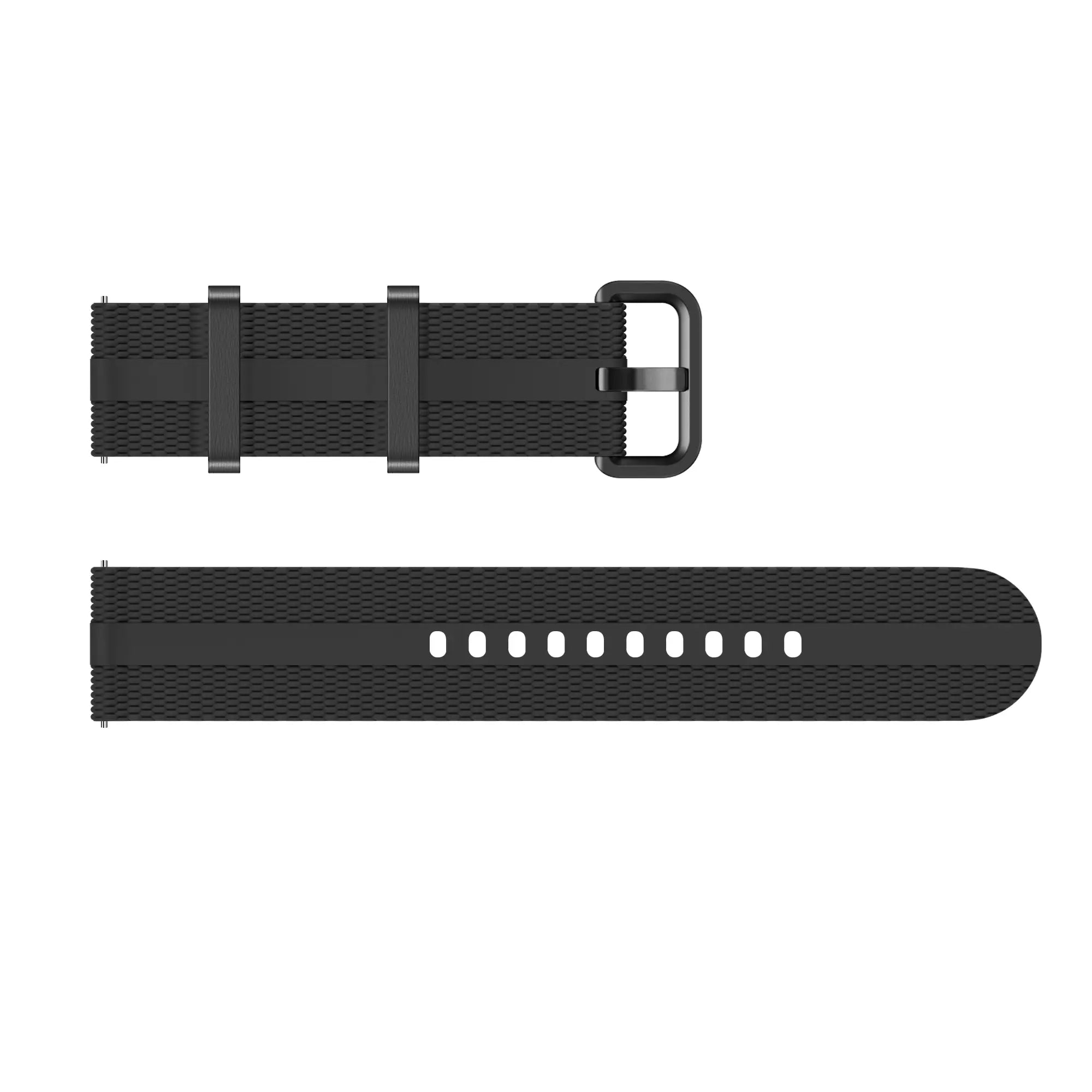Huawei Watch GT 3 Pro - 43mm Silicone Active Strap (Black)
