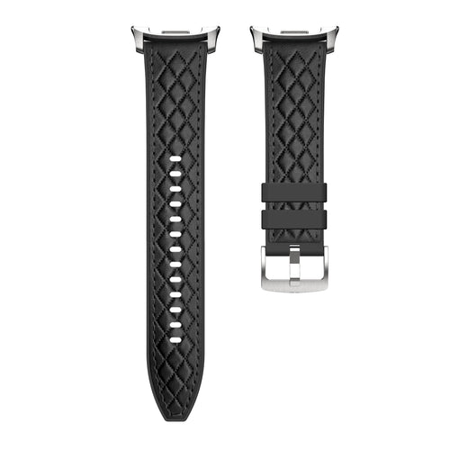 Bracelet cuir hybride diamond Samsung Galaxy Watch 9 - 44mm (noir)