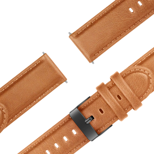 Bandz Bracelet cuir 'Classic' Garmin Forerunner 245 (marron)