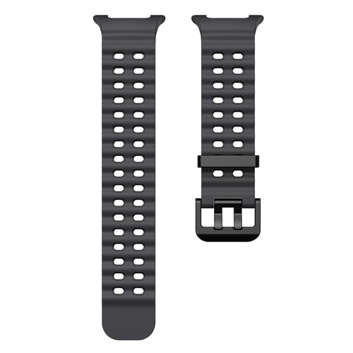 Bracelet Ocean Samsung Galaxy Watch 8 Classic (gris foncé/noir)