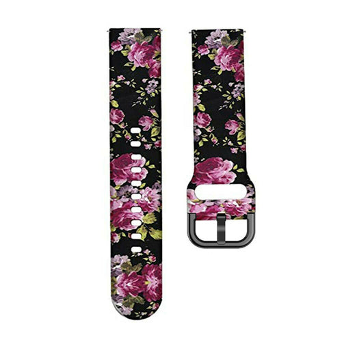 Pink Flower Withings Steel HR Sport Strap