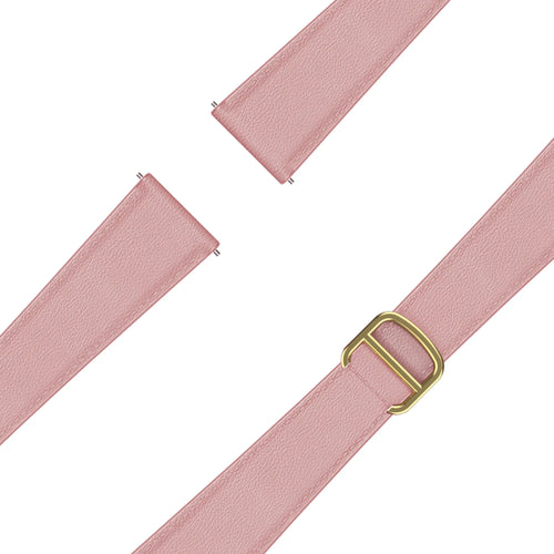 Bandz Garmin Forerunner 570 - 42mm Leather Strap 'D-Type' (Pink)