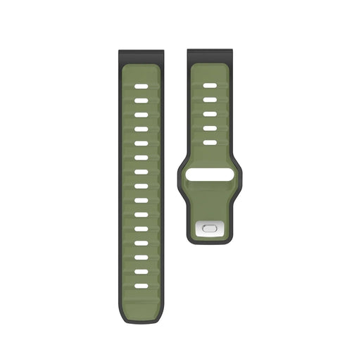 Amazfit Balance 2 Outdoor Duo Silicone Strap (Green/Black)
