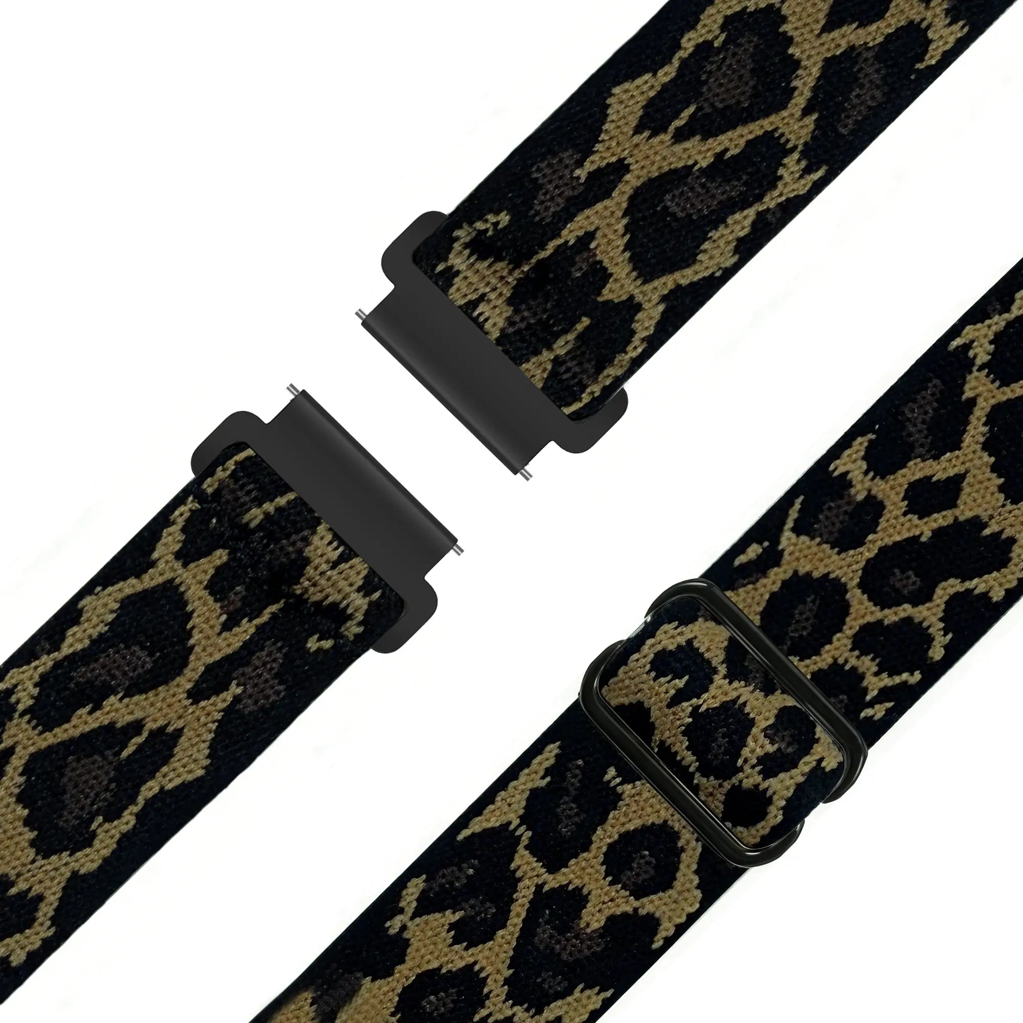Bandz Bracelet nylon élastique Garmin Venu 4 - 41mm (léopard)