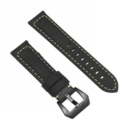 Bracelet cuir Amazfit GTS 4 (noir)