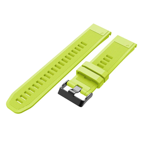 Bracelet silicone Garmin Tactix 8 - 47mm (vert clair)