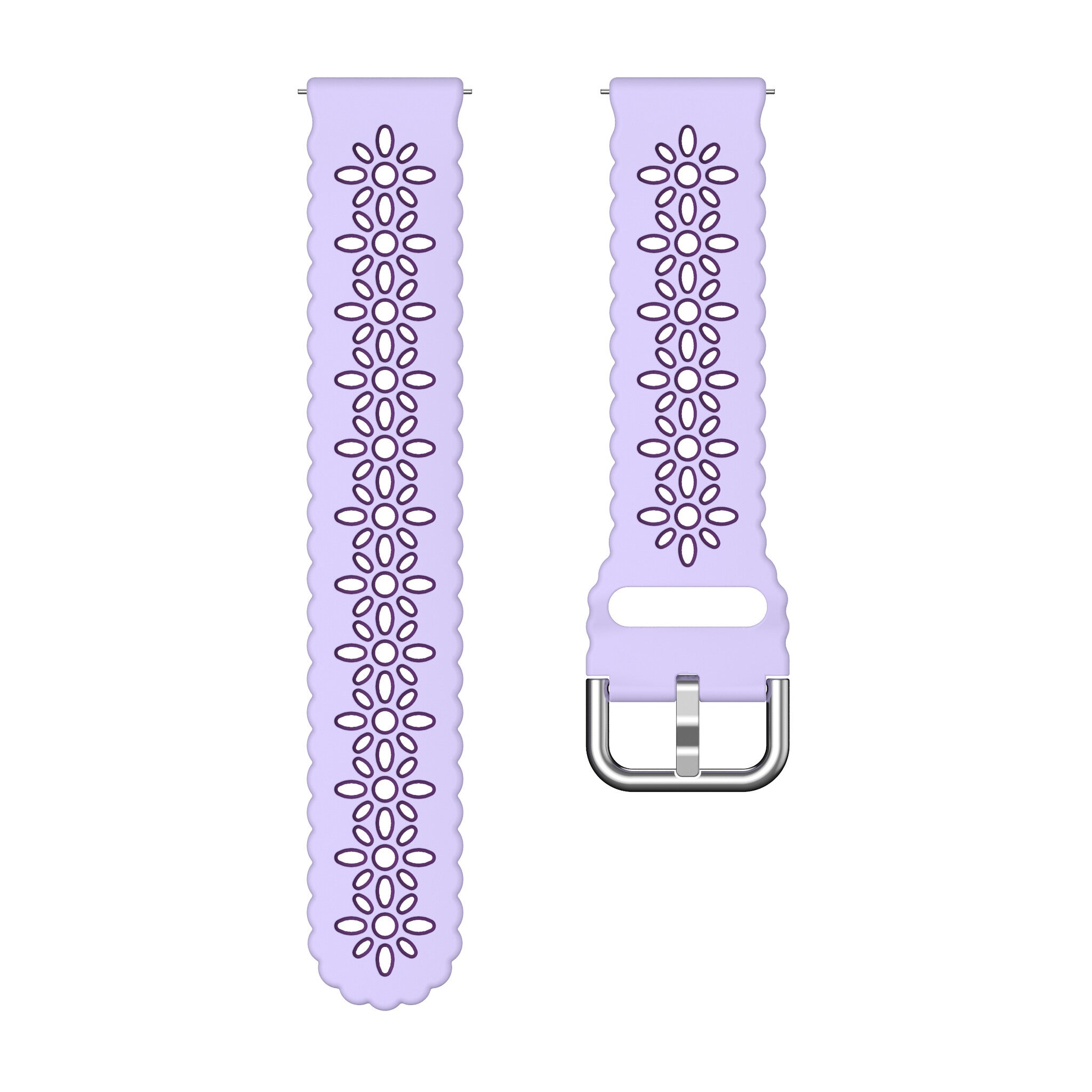 Withings Steel HR Sport Patterned Silicone Strap (Lilac/Purple)
