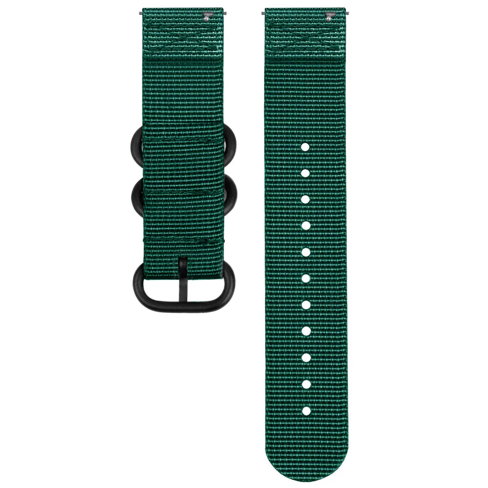 Bracelet nylon avec boucle Amazfit Active (vert foncé)