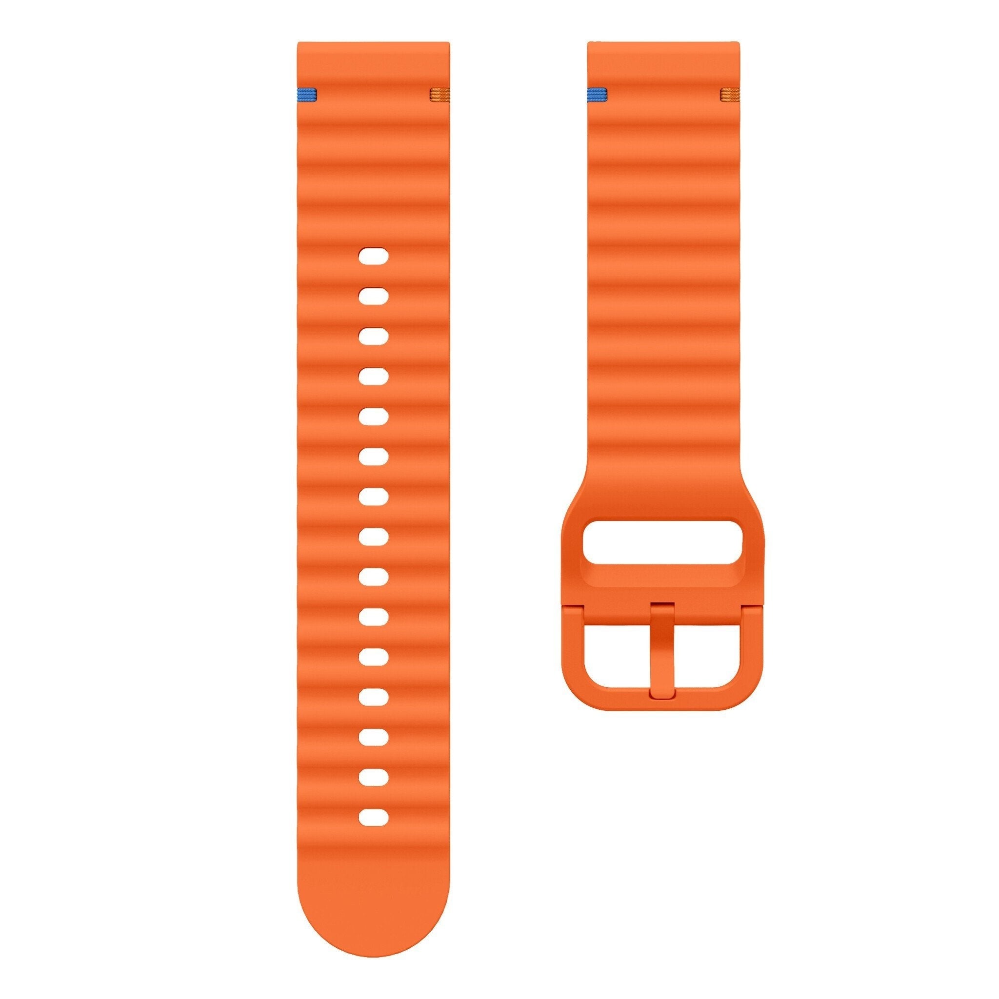 Bracelet silicone ondulé Huawei Watch GT 7 Pro (orange)