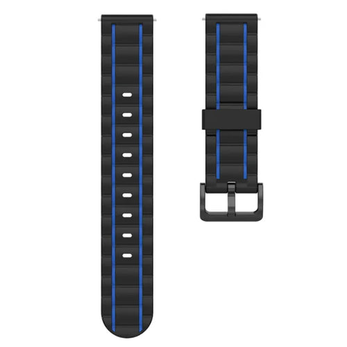 Bracelet sport avec boucle Amazfit Bip U (Pro) (noir/bleu)