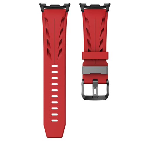 Bracelet silicone race Samsung Galaxy Watch 9 - 44mm (rouge)