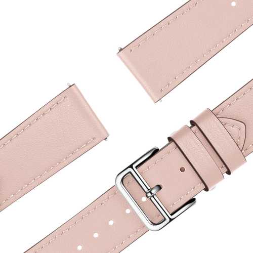 Bandz Garmin Vivomove 3s Leather Strap 'Deluxe' (Pink)