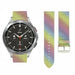 Samsung Galaxy Watch 4 Classic 46mm Glitter Leather Strap (Rainbow)