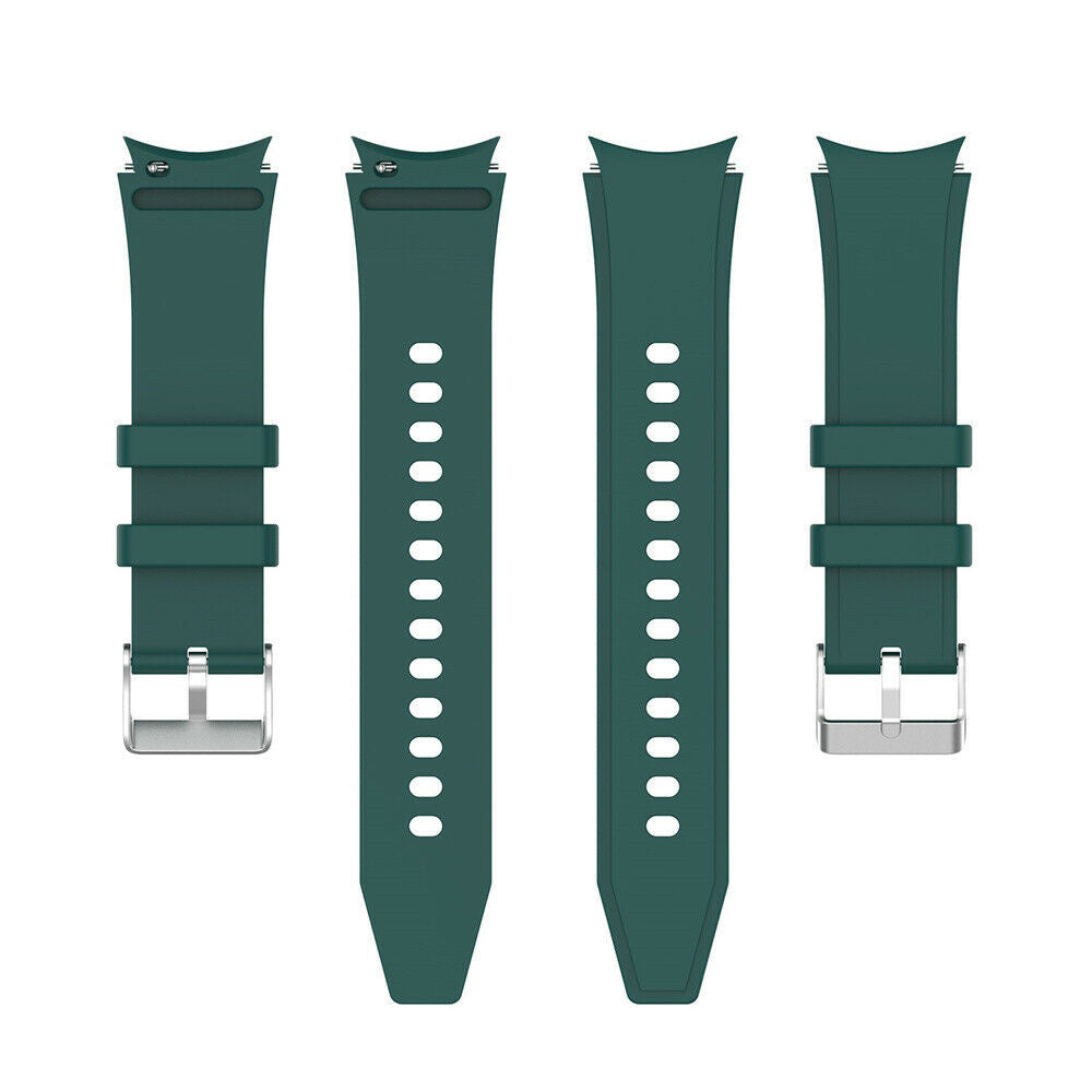 samsung-galaxy-watch-4-siliconen-bandje-donkergroe