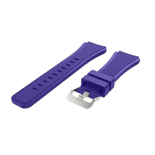 Oppo Watch X3 Twill Silicone Strap (Purple)