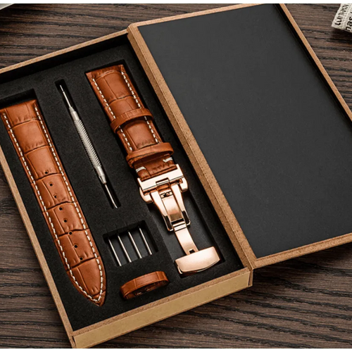 Withings ScanWatch Nova Luxury Leather Strap (Brown)
