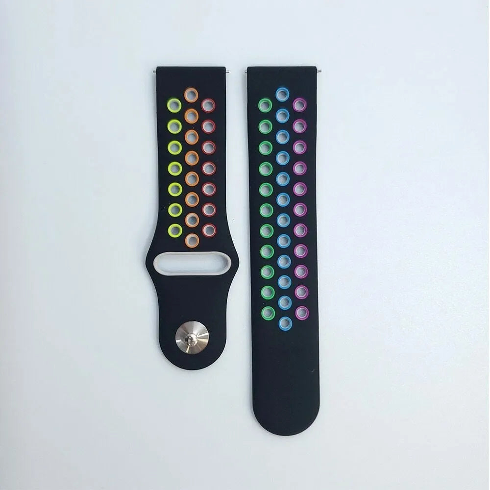 Coros Pace 2 Sport Strap (Black/Colourful)