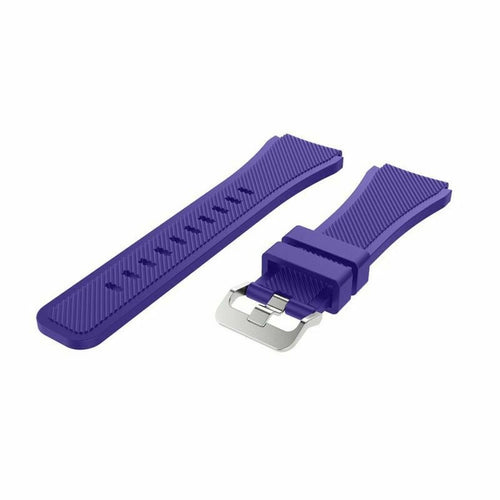 Bracelet silicone sergé Withings Steel HR Sport (violet)