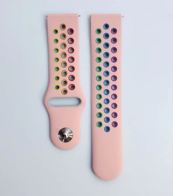 Withings Steel HR Sport Sport Strap (Pink/Colourful)
