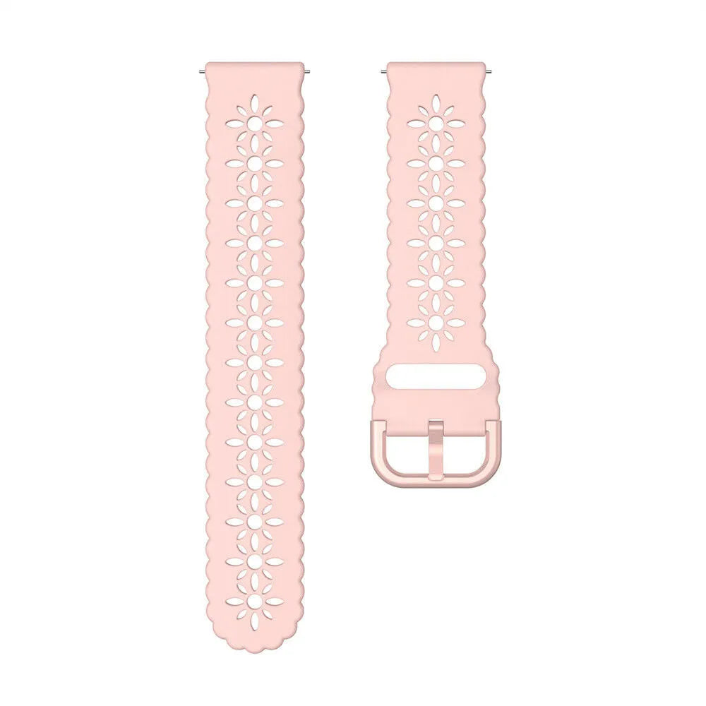 Amazfit GTR Mini Patterned Silicone Strap (Pink)