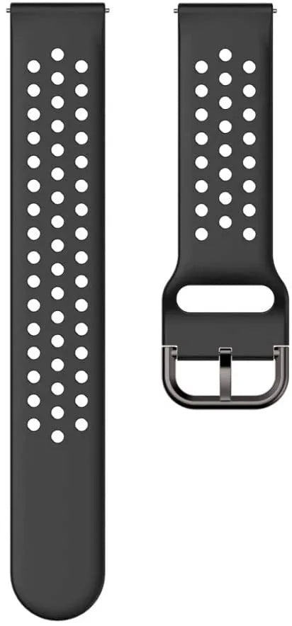 Fossil Gen 4 Explorist (HR) Breathable Silicone Strap (Black)