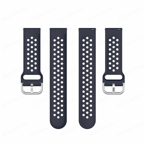 Oppo Watch X3 Breathable Silicone Strap (Dark Blue)
