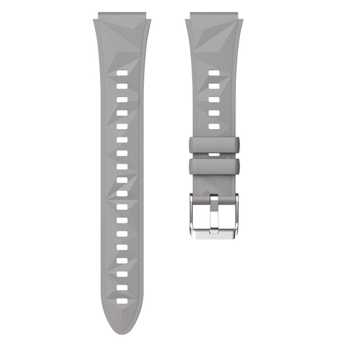 Bracelet silicone Premium OnePlus Watch 3 - 43mm (gris foncé)