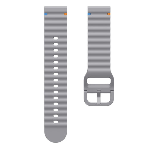 Bracelet silicone ondulé Huawei Watch GT 7 - 46mm (gris foncé)