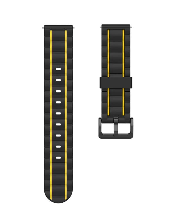 Bracelet sport avec boucle Xiaomi Watch 2 (noir/jaune)